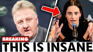 Larry Bird GRABS the Mic During Caitlin Clark Interview — Fans STUNNED!