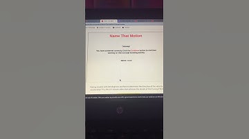 Name that motion Apprentice