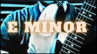 Video thumbnail of "E Minor Jazz Blues Backing Track | Medium Swing 3/4"