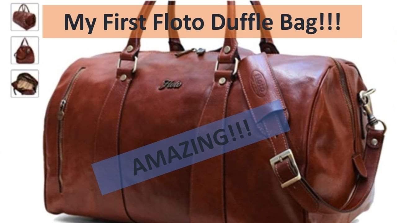 Floto Bag! Unboxing My First Ever Floto Duffle Bag & Review!!! - YouTube