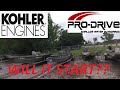 Starting Seized Kohler Pro Drive Mud Motor Boat Engine After 4 Years