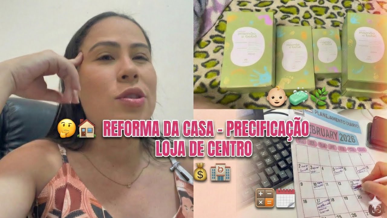 VLOG DONA DE LOJA: Reforma da casa - PRECIFICAÇÃO LOJA DE CENTRO