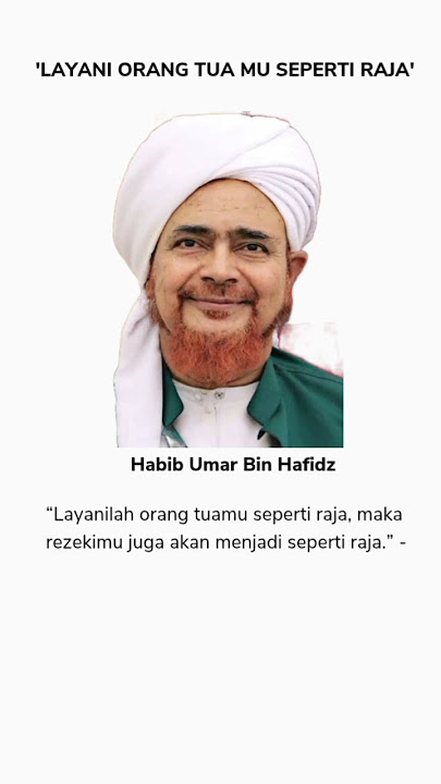 kata kata habib Umar bin hafidz #katakatabijak #habibumarbinhafidz