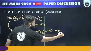 If 𝐜𝐨𝐭  −  𝟏  𝟑    𝐜𝐨𝐭  −  𝟏  𝟒    𝐜𝐨𝐭  −  𝟏  𝟓    𝐜𝐨𝐭  −  𝟏  𝒏     𝝅𝟒    ....