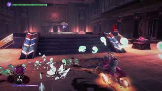 Bayonetta 3 - Chapter 9 Learning to Fly: Purchase Moon Peral, Golem Fight Nintendo Switch Gameplay