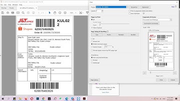Windows Installation Print Label Driver Waybill Thermal Printer Shopee Lazada POS9210 POS9200