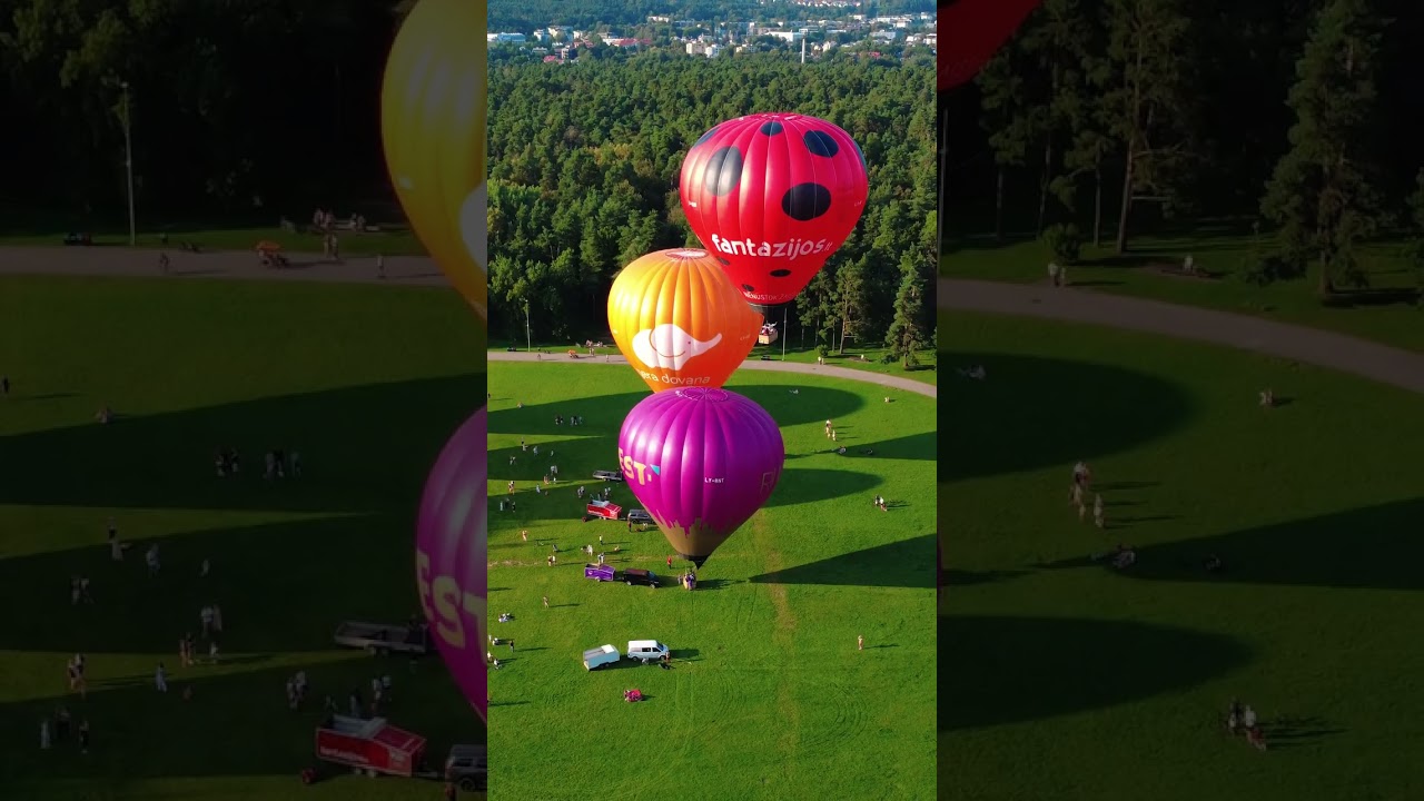 Flying With Balloons | Hot Air Balloons in 4K 