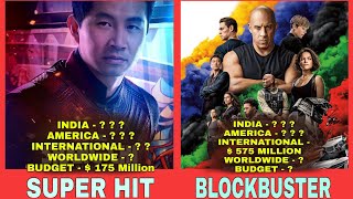 Shang Chi vs Fast And Furious 9 Movie Collection In India | USA | Worldwide | Overseas | Budget | F9