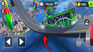 Sky Bus Mega Ramp – Impossible Heights Challenge | Bus Driving 3D Simulator | Android gameplay 