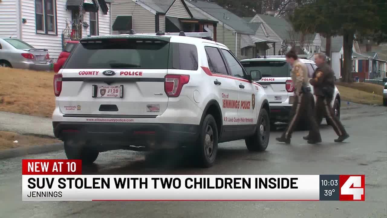 Car stolen with 2 children inside, both found safe - YouTube