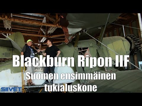 Blackburn Ripon IIF - hurjan kokoinen tukialuskone taisteli talvi- ja jatkosodassa - Päijät-Häme