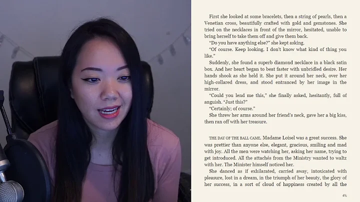 The Necklace by Guy de Maupassant (Audio Book Narration in English)