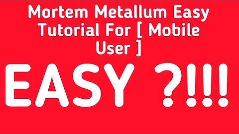 Roblox Mortem Metallum Tutorial [ Mobile ]