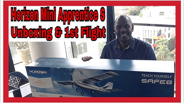 Horizon Mini Apprentice S Unboxing - My first Plane with some bad flying Ep27