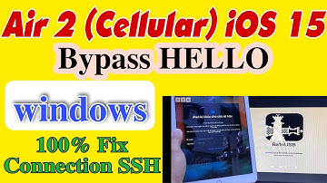 [Windows] Bypass HELLO SCREEN iOS 15 | iPad Air 2 Cellular | Change SERIAL Easily | #vienthyhG