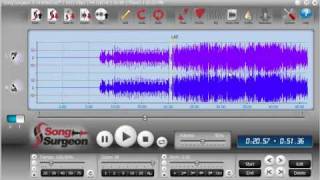 Song Surgeon Version 3 - Wave Form Editing Example 3