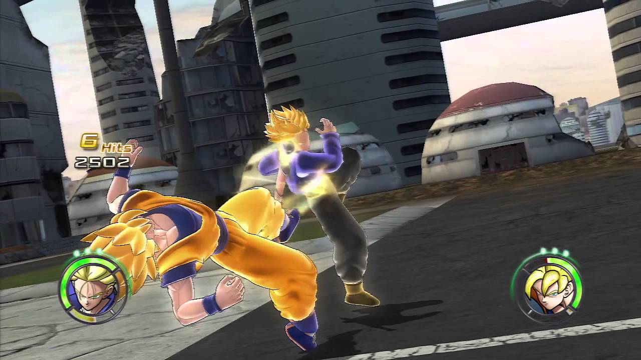 [HD]Dragon Ball Z Raging Blast 2[SSJ Trunks vs SSJ Goku] - YouTube