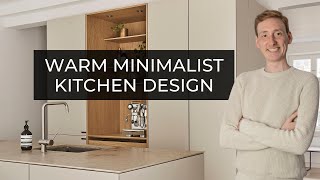 Warm Minimalist Kitchen Design | Is this 2023's Hot Kitchen Style? screenshot 1