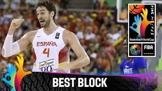 Spain v France - Best Block - 2014 FIBA Basketball World Cup