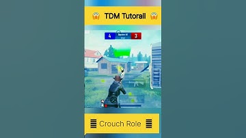 Crouch power in tdm 😱 | tdm tutorial 🔥#shorts #pubgmobile #tdm #starcaptain