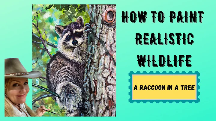HOW TO PAINT A REALISTIC RACCOON IN OILS with Suza...