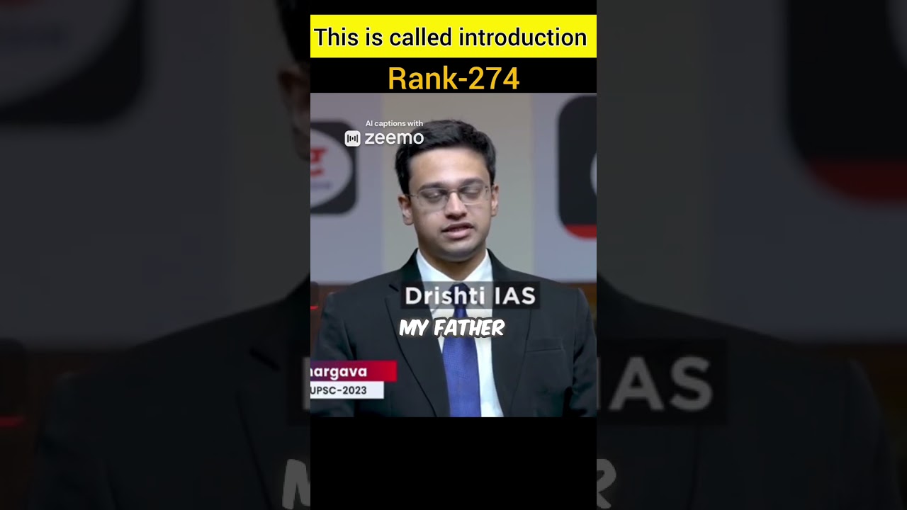 UPSC MOCK INTERVIEW || Kabil bhargava self introduction