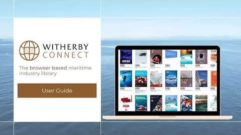 Witherby Connect User Guide