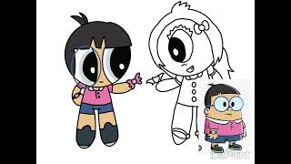 Steve Yamaguchi And Iris (Ruby Gloom) (Version PPG Speedpaint)