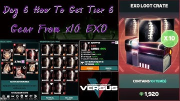 Modern Combat Versus Day 6 How To Get Tier 6 Gear From x10 EXO Loot Crate TIPS & TRICKS