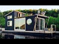 The River den is a Floating Tiny house  with a Cozy rooftop