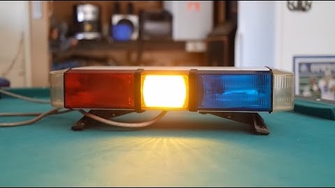 WHELEN MINI EDGE STROBE HALOGEN LIGHTBAR