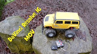 RC Hummer in the woods 200122 edited with DaVinci Resolve 16 MOV format