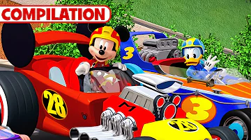 Mickey Mouse Compilation 🐭🏁 | 6 Full Episodes | Mickey and the Roadster Racers | @disneyjunior
