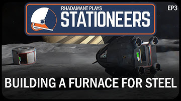 Building a Furnace for Steel in Stationeers - Brutal Difficulty Crashlanded on Mimas // EP3