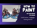 How to Paint - Red Corsairs Chaos Defiler - A Contrast Painting Tutorial 