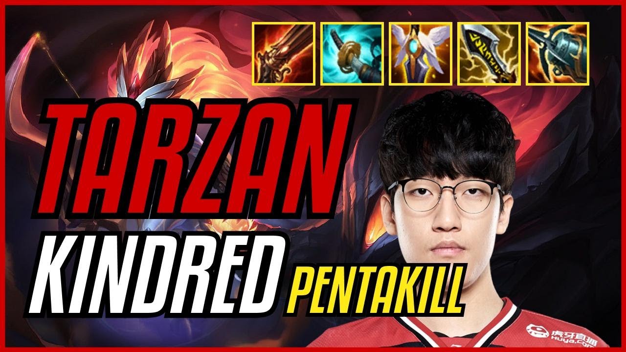 TARZAN - KINDRED vs POPPY JUNGLE - KR CHALLENGER - PATCH 11.9 PENTAKILL