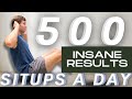 500 SIT-UPS EVERYDAY for 7 Days | I Was SHOCKED