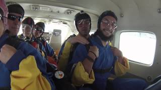 Tandemsprung von Karin bei skydive nuggets in Leutkirch Tandemsprung von Karin bei skydive nuggets in Leutkirch