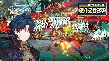 World 7 Elation Blade Slaps The Ebon Deer Hard! | Simulated Universe Showcase | Honkai Star Rail 1.2