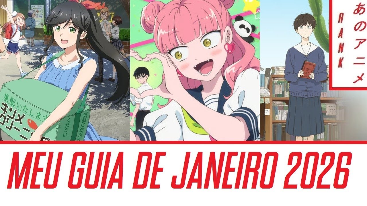 ANIMES DE JANEIRO DE 2026 primeiras impressões das estreias | Aquele Anime