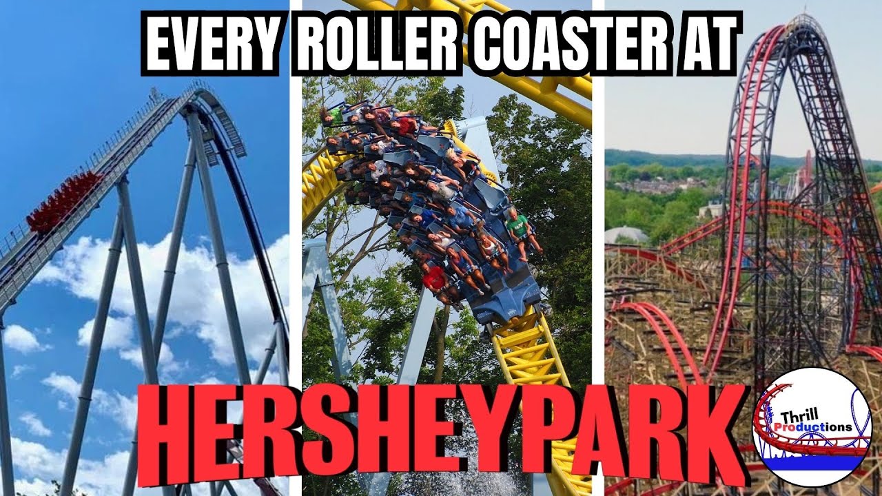 Every Roller Coaster at Hersheypark! (2024 Edition)