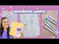 🖋 how to take [aesthetic notes] for lazy people 📓 note-taking + study tips!✨