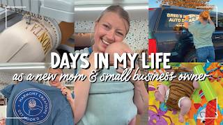 DAYS IN MY LIFE: First Time Mom & Small Business Owner Diaries 💙🩵