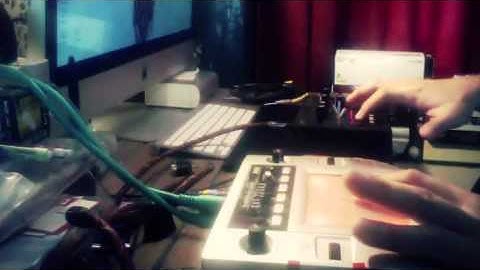 Monotribe + Kaosspad : Test Run