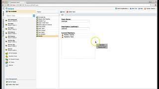 Creating and Managing Teams in Aware