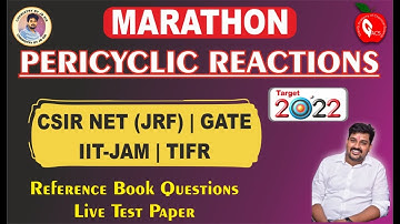 PERICYCLIC MARATHAN ||LIVE TEST||REFRENCE BOOK QUESTION||CSIR NETJRF||GATE ||IITJAM||GRAVITY ||JBSIR