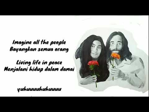 Imagine - Jhon Lennon lirik terjemahan indonesia