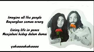 Imagine - Jhon Lennon lirik terjemahan indonesia