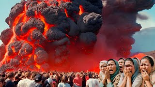 Rivers of lava and kilometers of ash cover Sumatra! Eruption of Mount Marapi, Indonesia