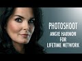 Angie Harmon for Lifetime Network | Photo Shoot Behind the Scenes!